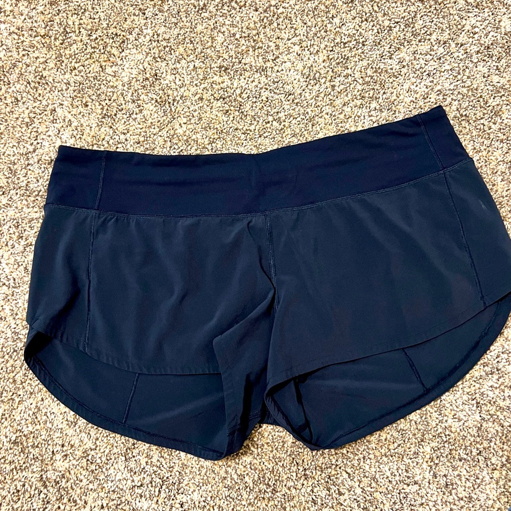 Women's lululemon Navy Performance Running Shorts